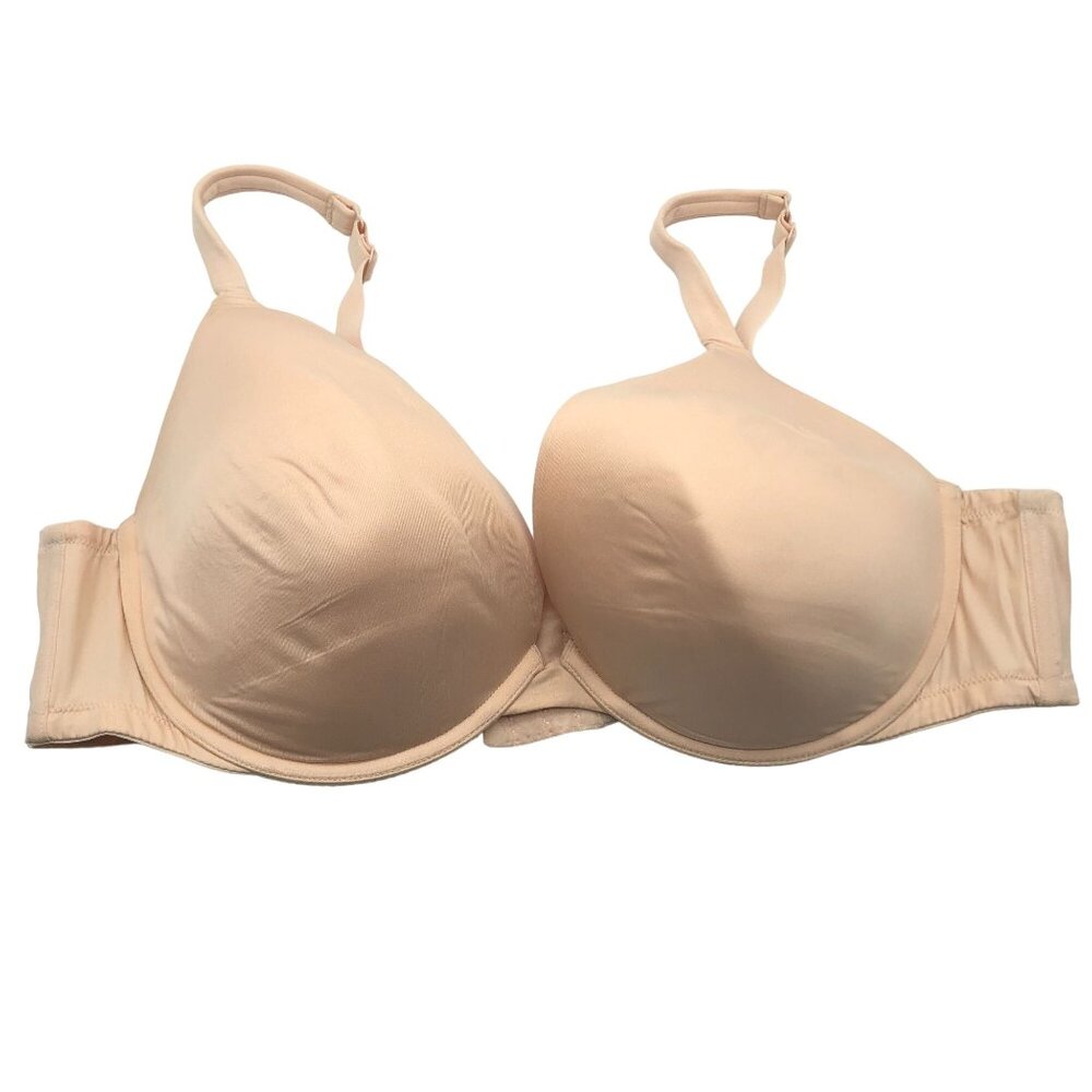 Cacique Beige Boost Plunge Bra Beige 46C